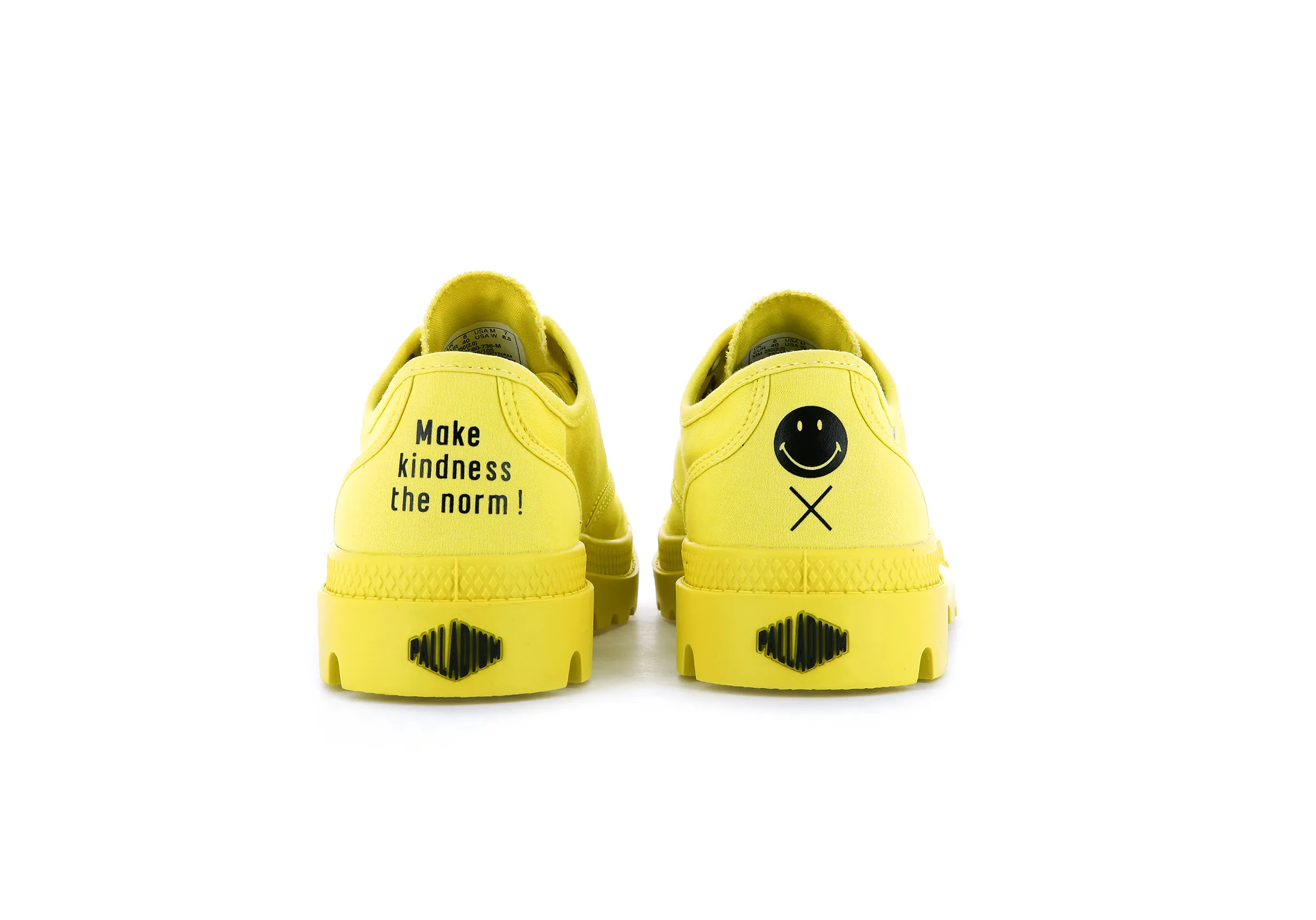 77080-736-M | SMILEY  PAMPA OXFORD BE KIND | BLAZING YELLOW