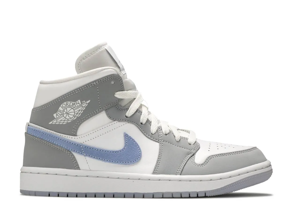 Air Jordan 1 Mid 'Wolf Grey' WMNS