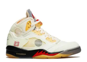 Air Jordan 5 Retro x Off-White 'Sail'