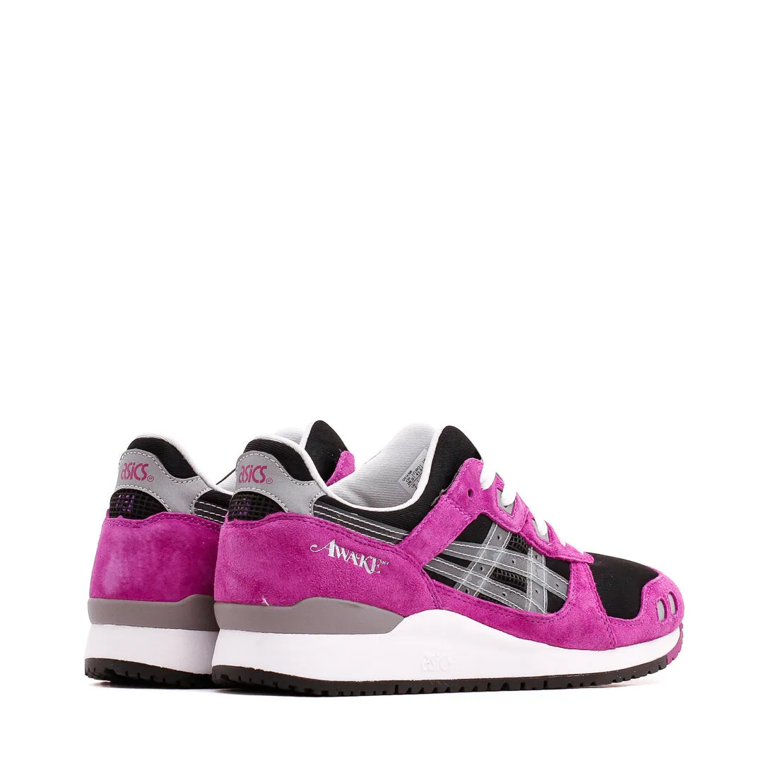 Asics Men x Awake NY Gel-Lyte III OG Black Pink Core 1201A568-001
