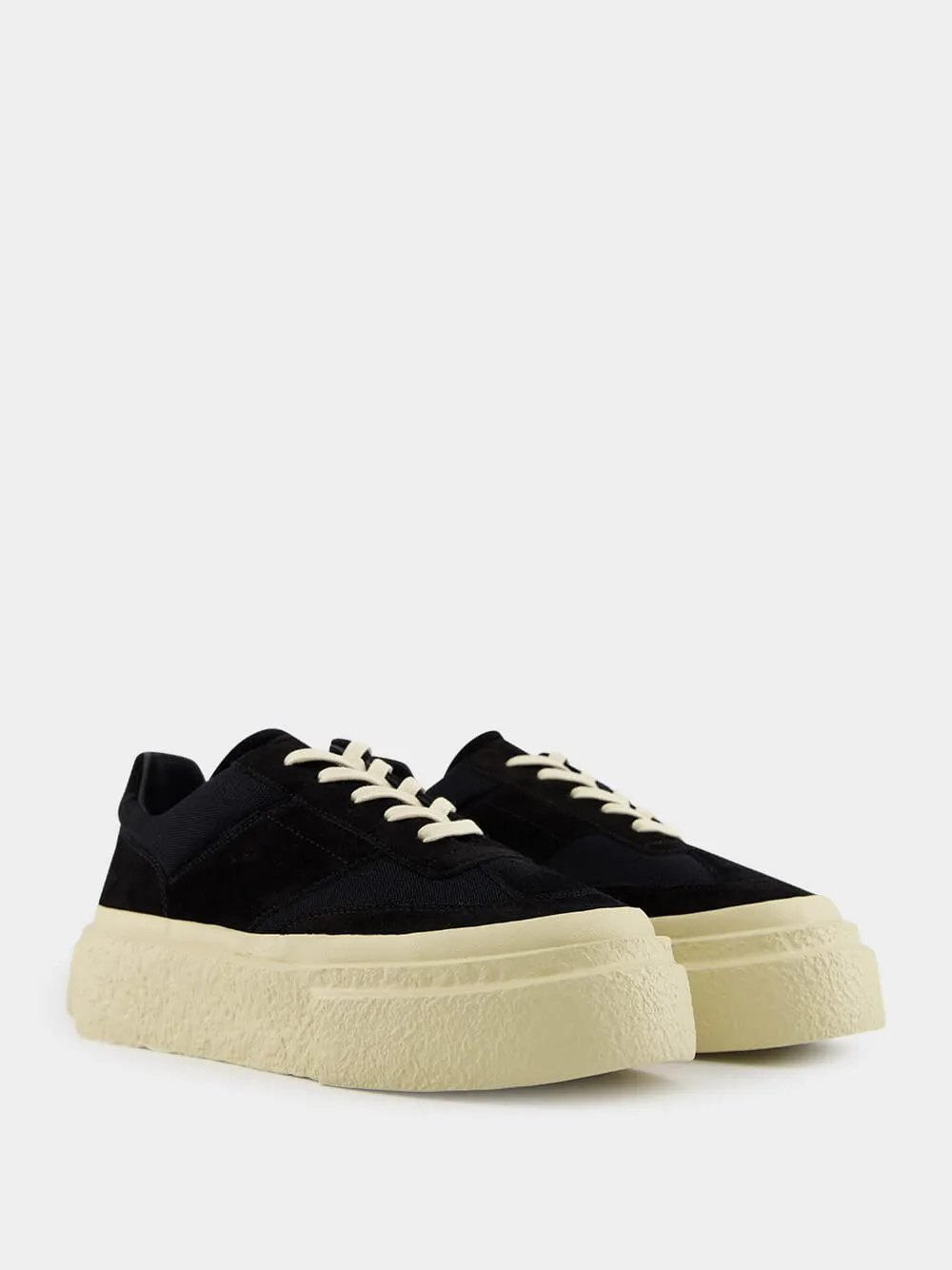 Black Chunky Gambetta Sneakers