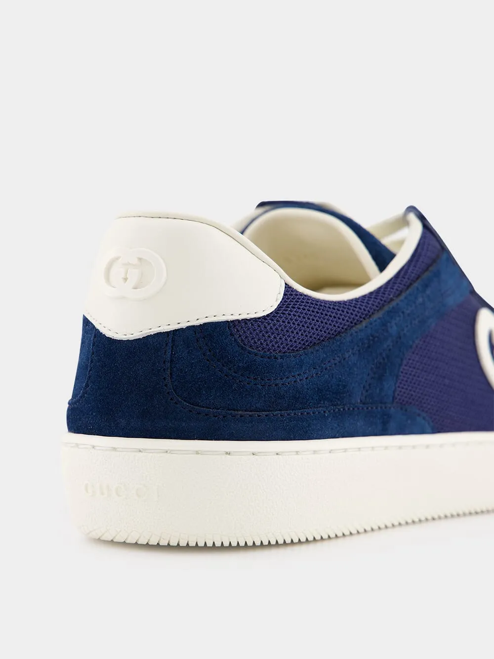 Blue Interlocking G Sneakers