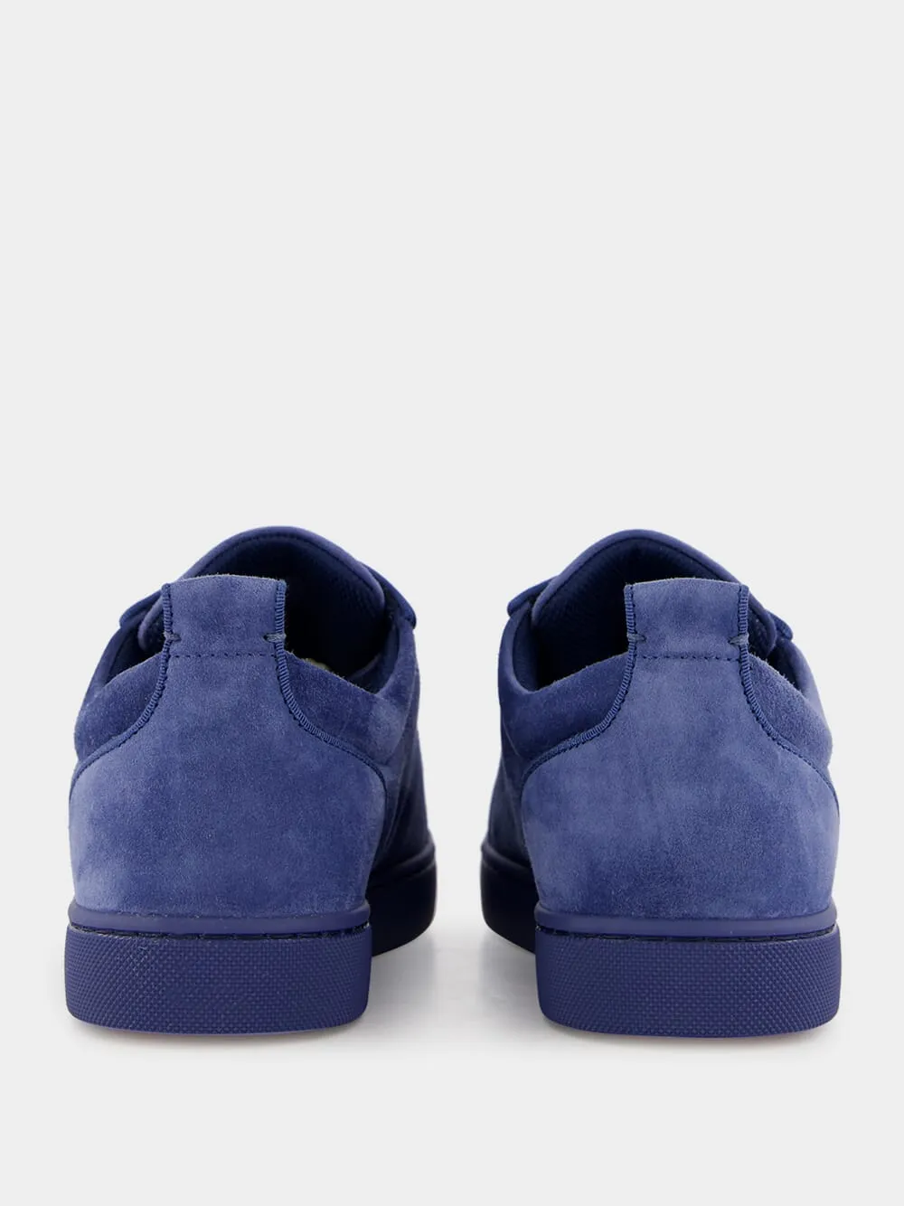 Blue Louis Orlato Denim Velours Suede Sneakers