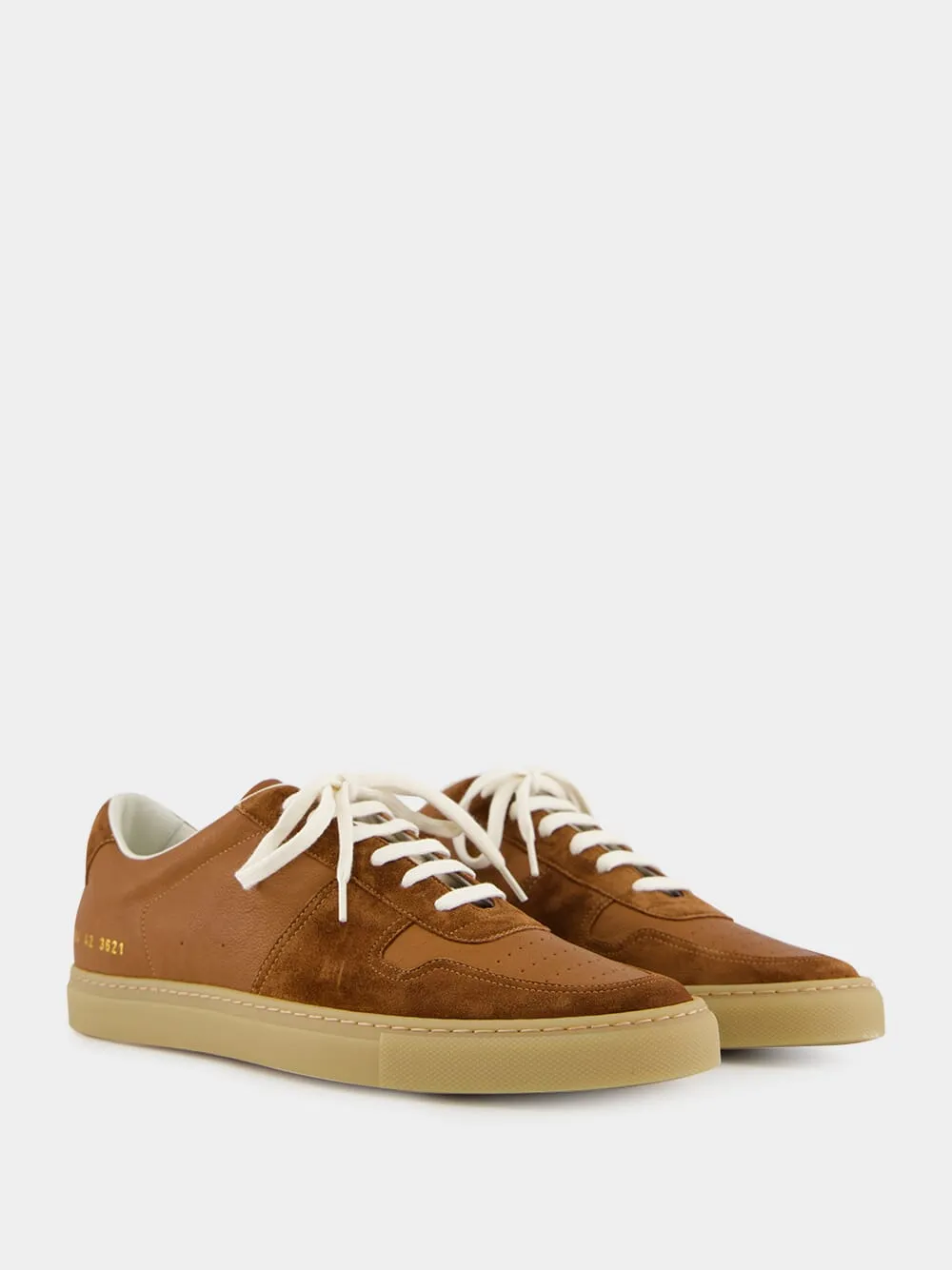 Brown Ball Duo Slim Sneakers