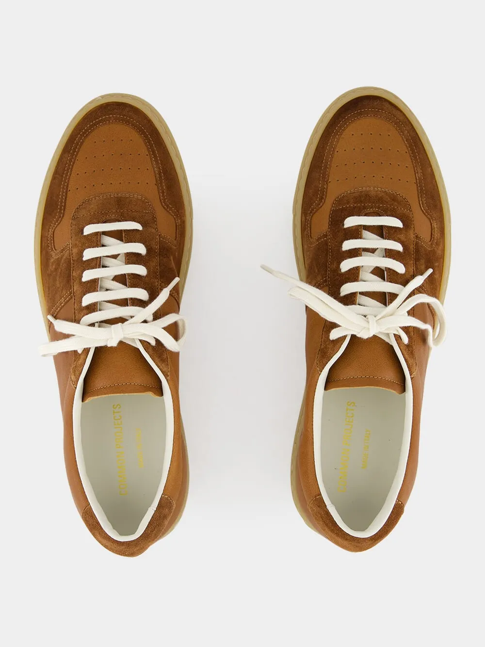 Brown Ball Duo Slim Sneakers