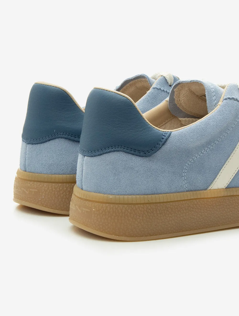 Cuzmo Leather Suede Sneaker Fresh Blue