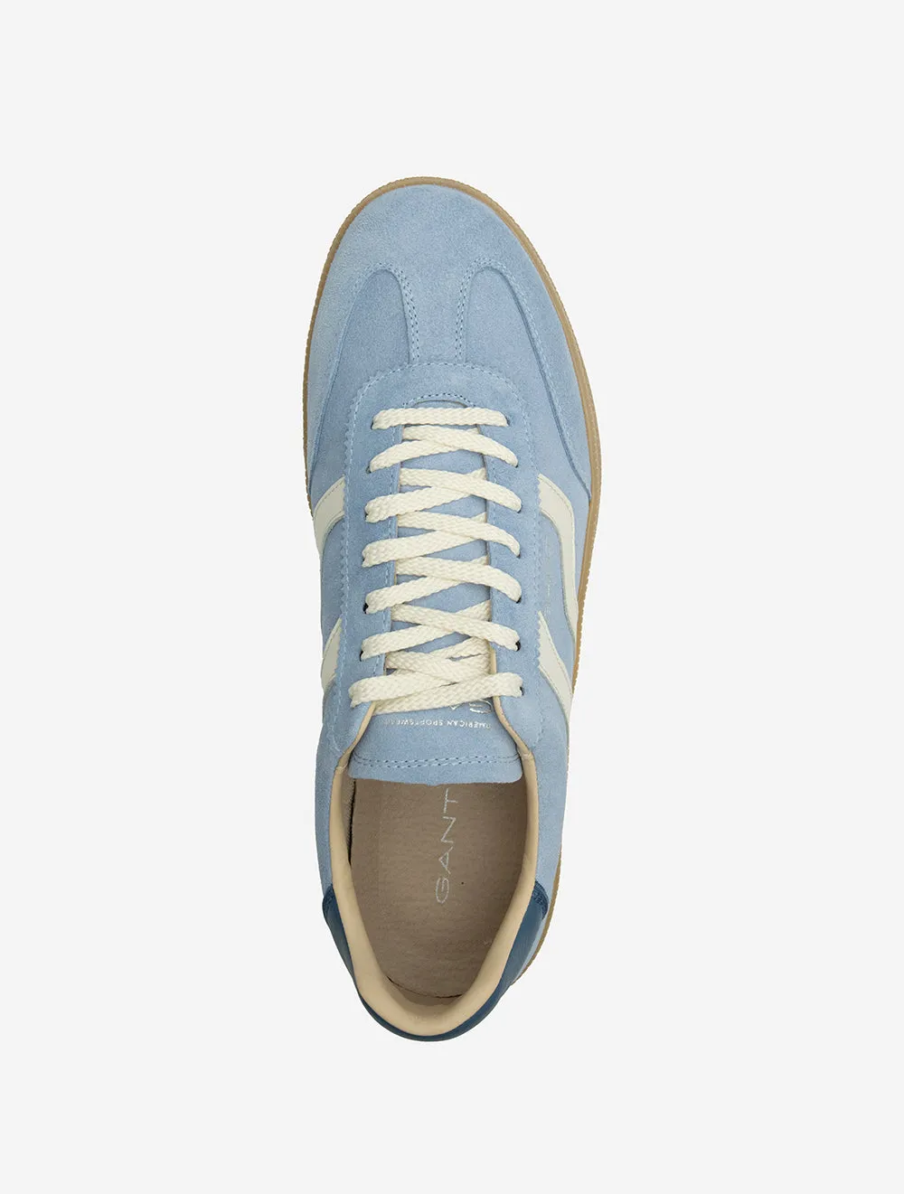 Cuzmo Leather Suede Sneaker Fresh Blue