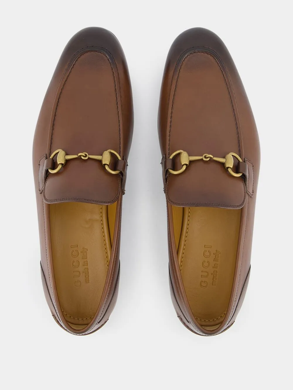 Dark Brown Leather Jordaan Loafers