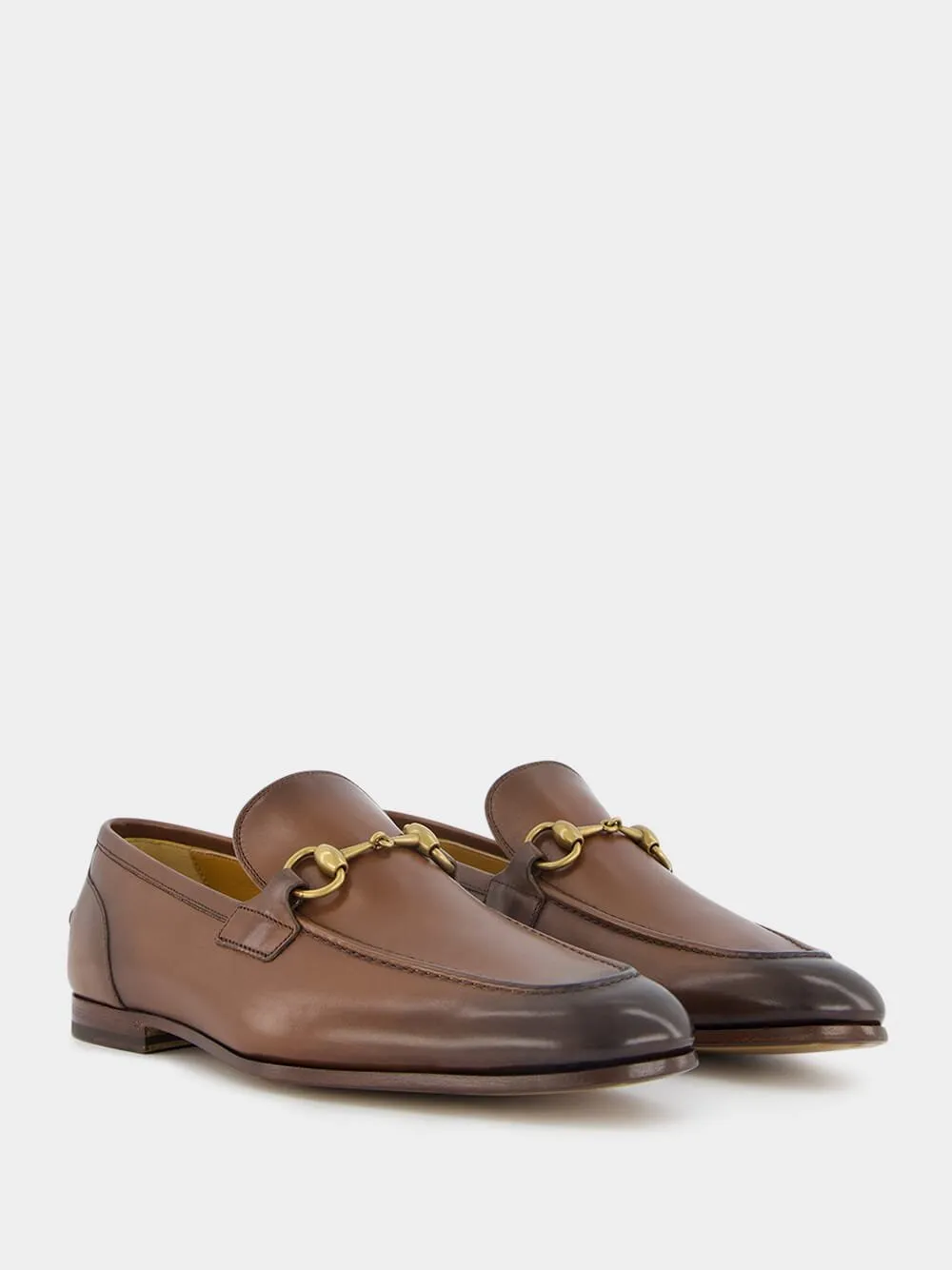 Dark Brown Leather Jordaan Loafers