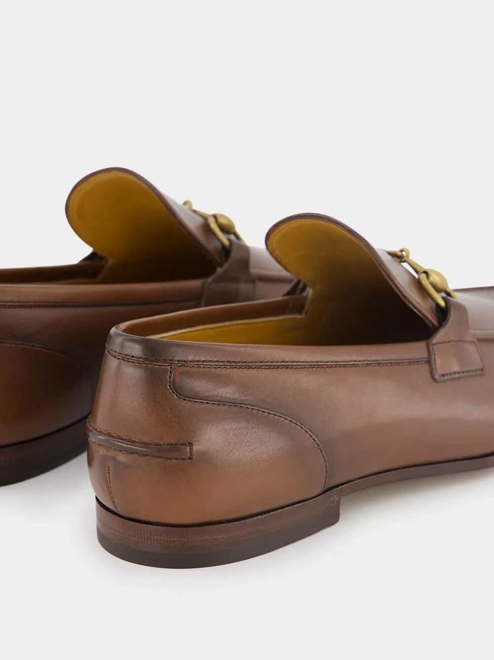 Dark Brown Leather Jordaan Loafers