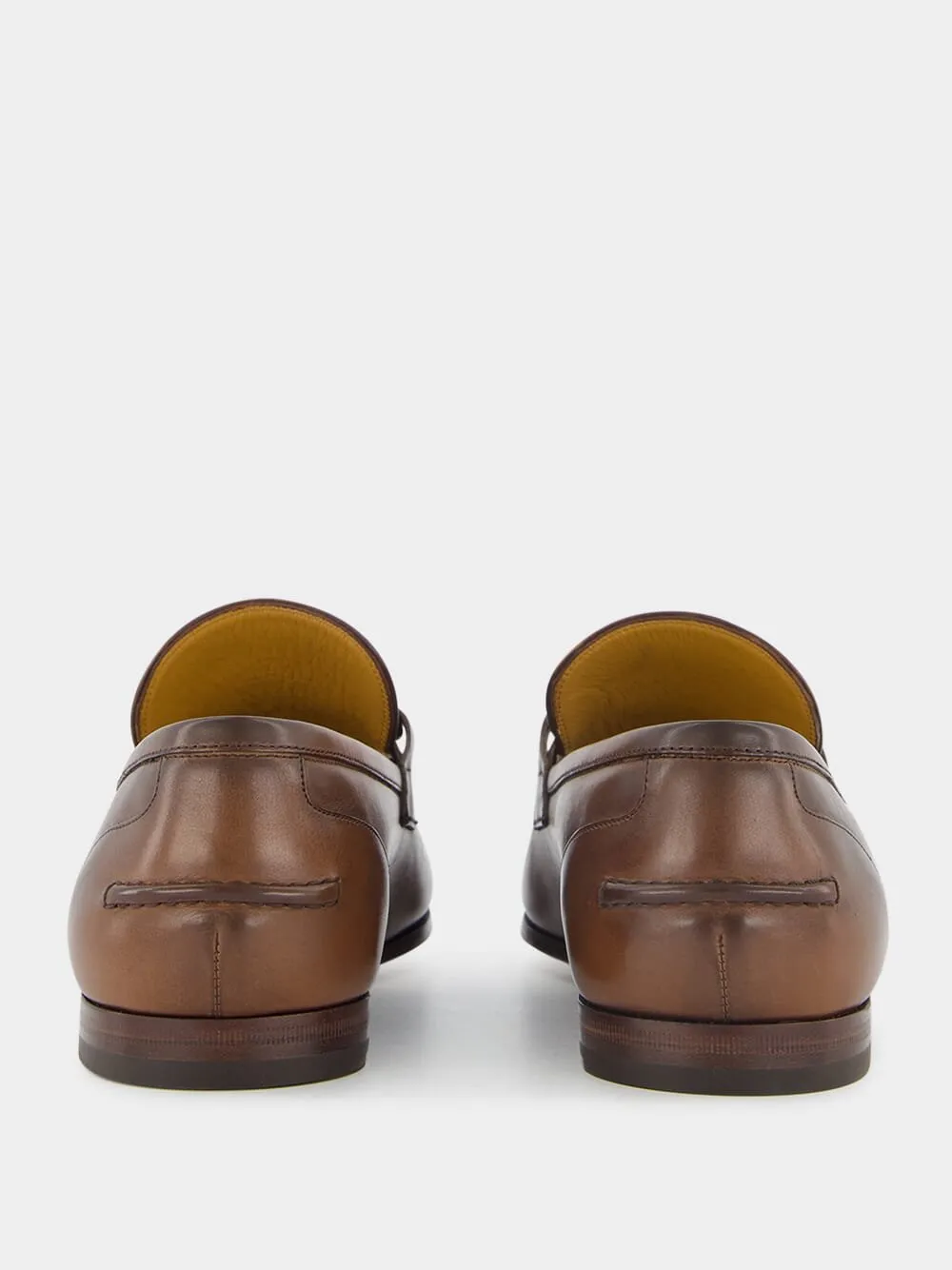 Dark Brown Leather Jordaan Loafers