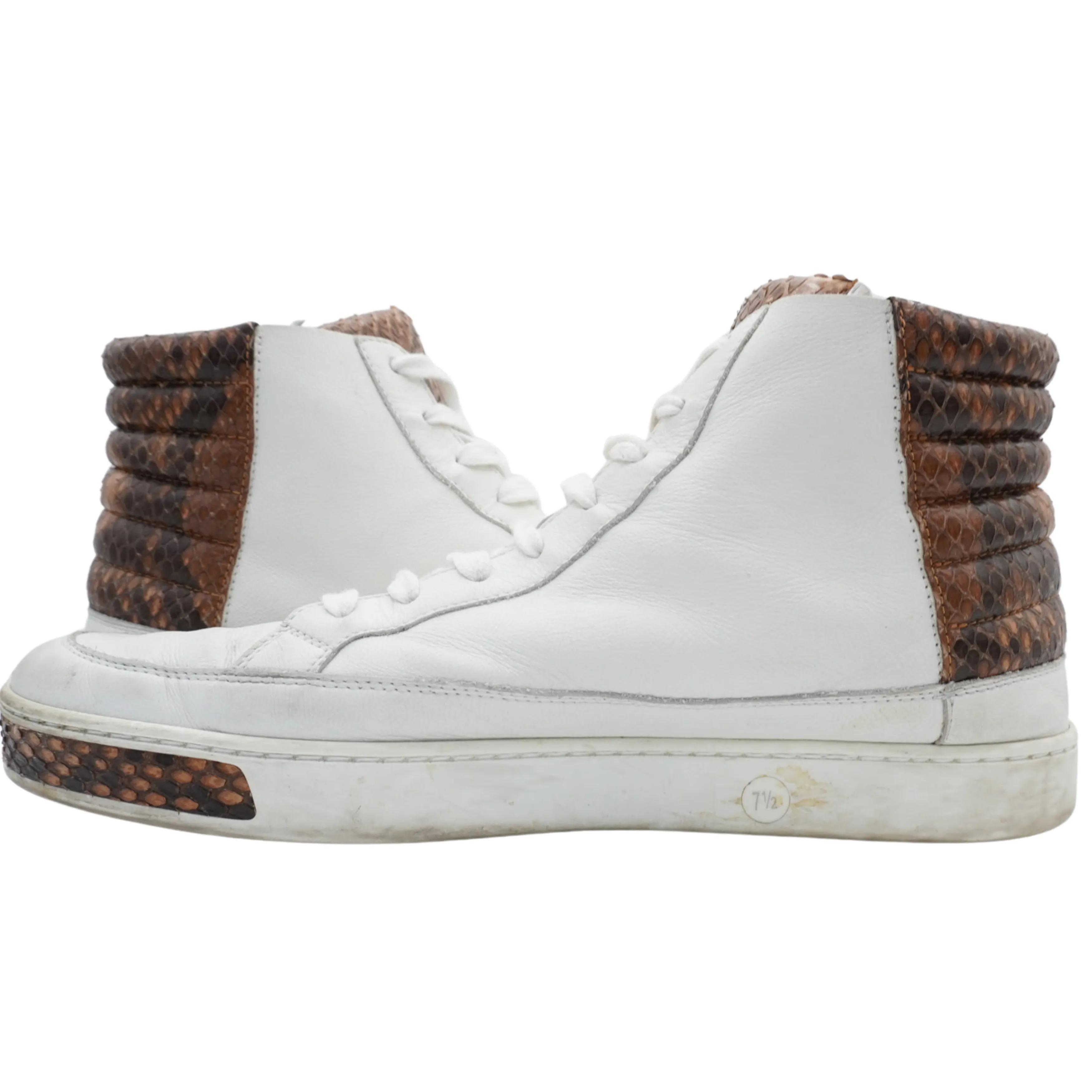 Gucci Python High-Top Sneakers - Men's 7.5