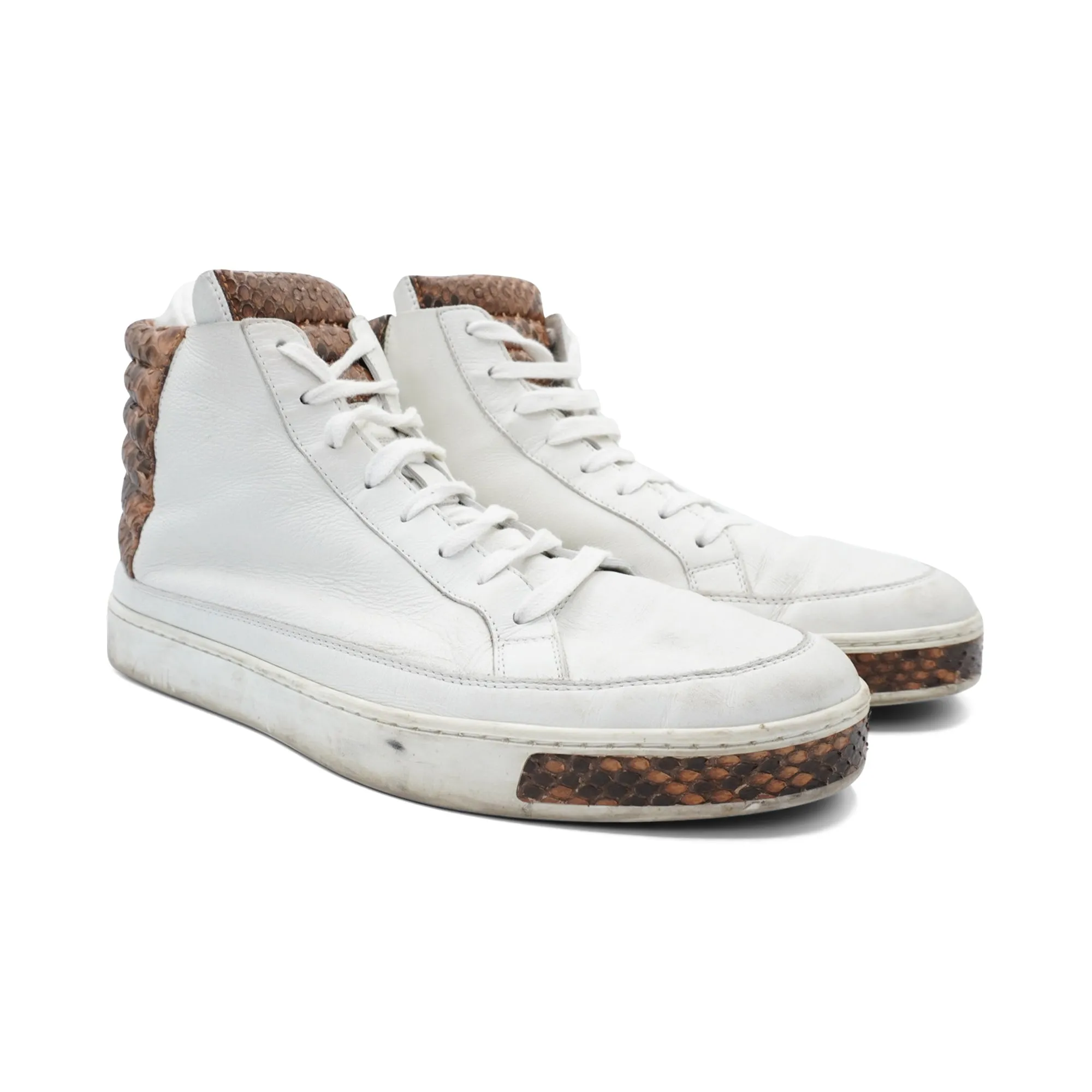 Gucci Python High-Top Sneakers - Men's 7.5