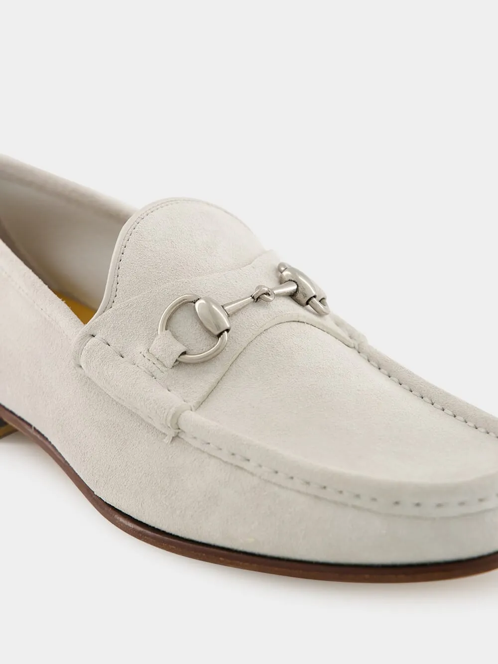 Light Grey Suede Horsebit 1953 Loafer