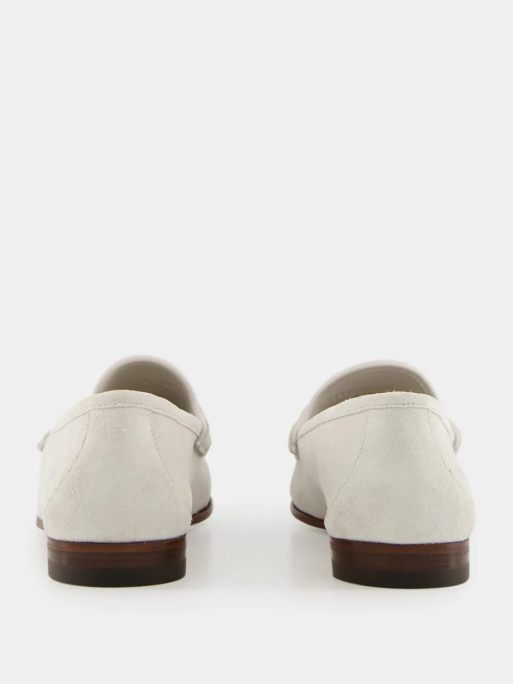 Light Grey Suede Horsebit 1953 Loafer