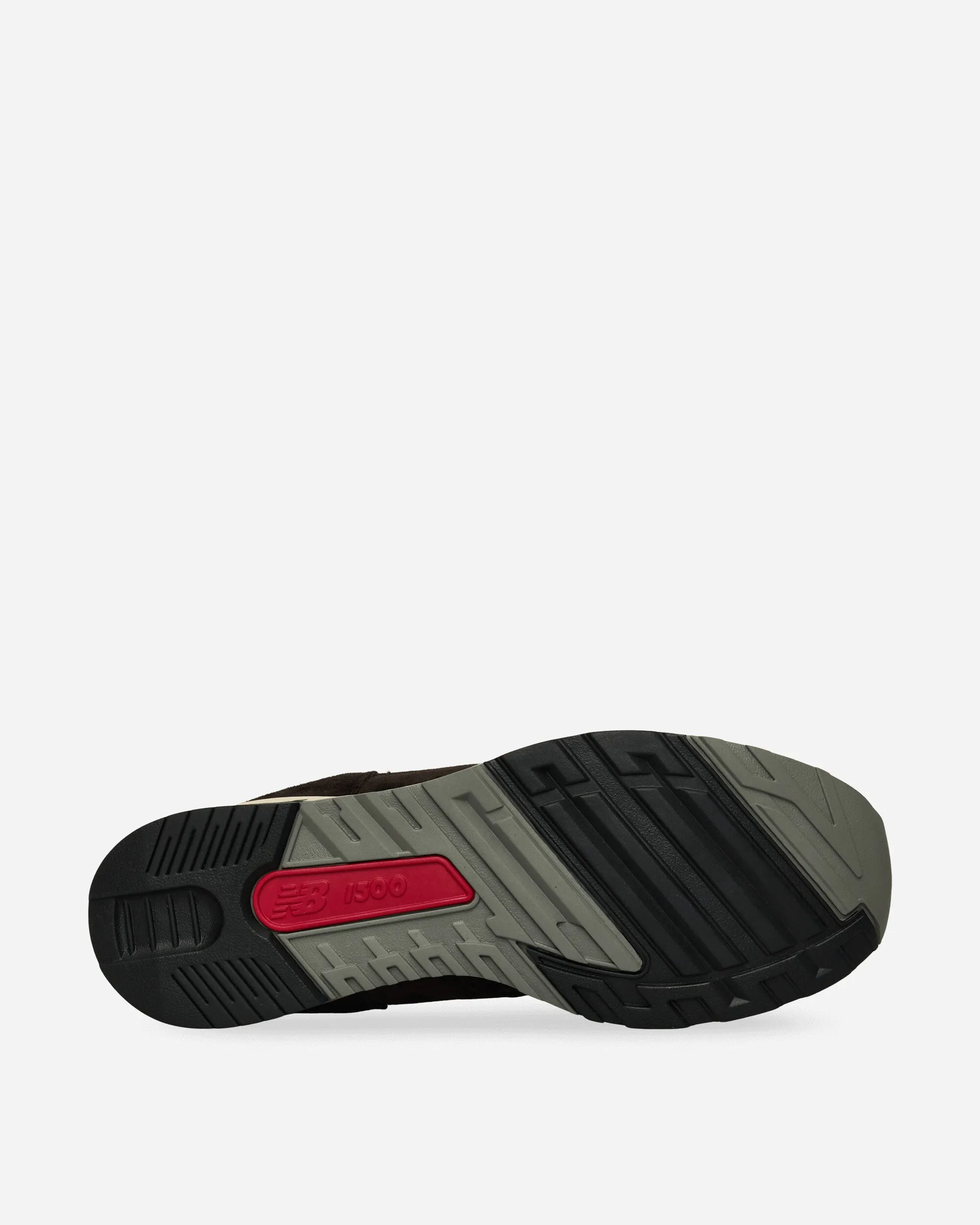 Made in UK 1500 Sneakers Black Coffee / Espresso / Tango Red