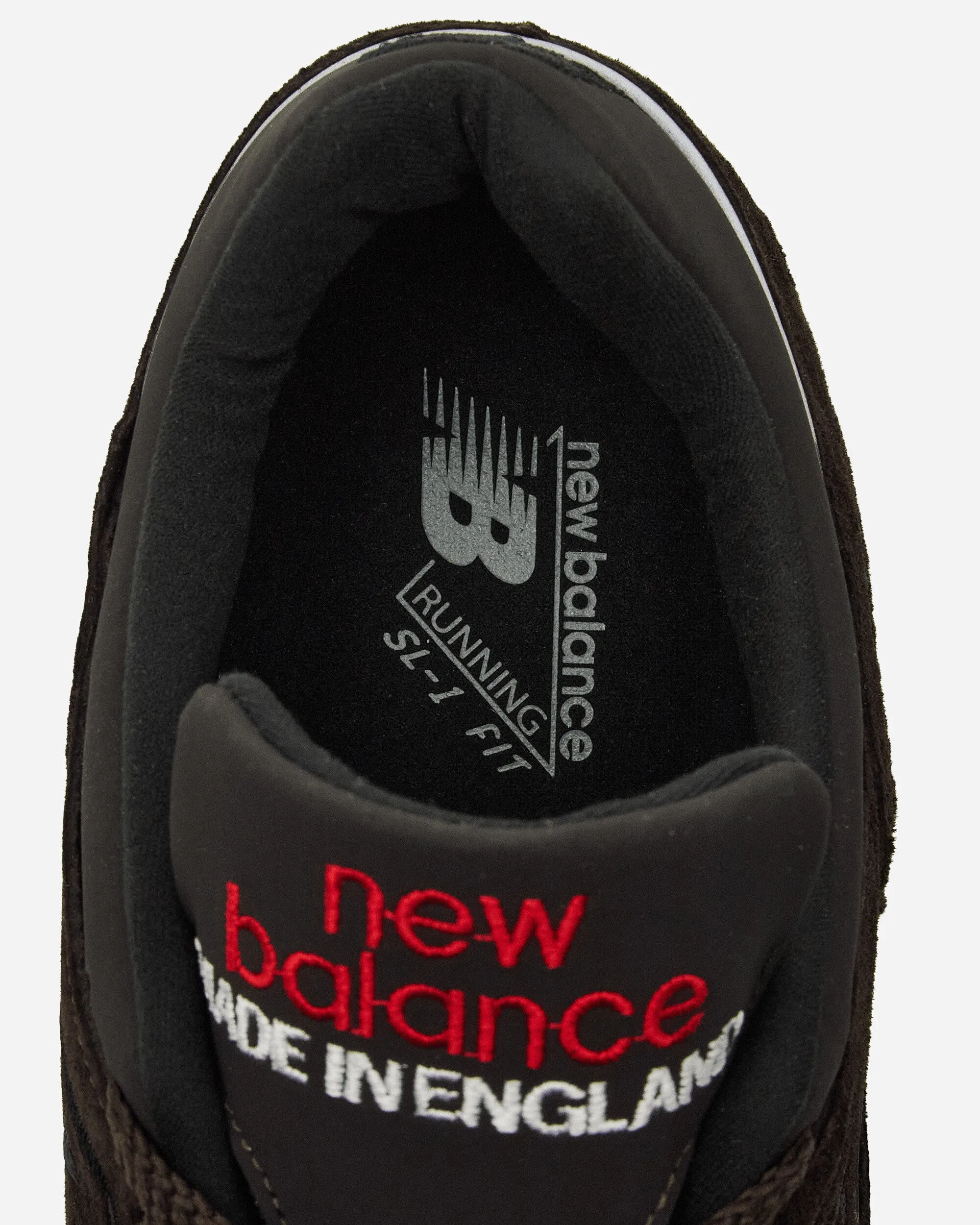 Made in UK 1500 Sneakers Black Coffee / Espresso / Tango Red