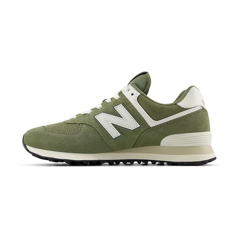 Men's 574 Dark Olivine/Sea Salt