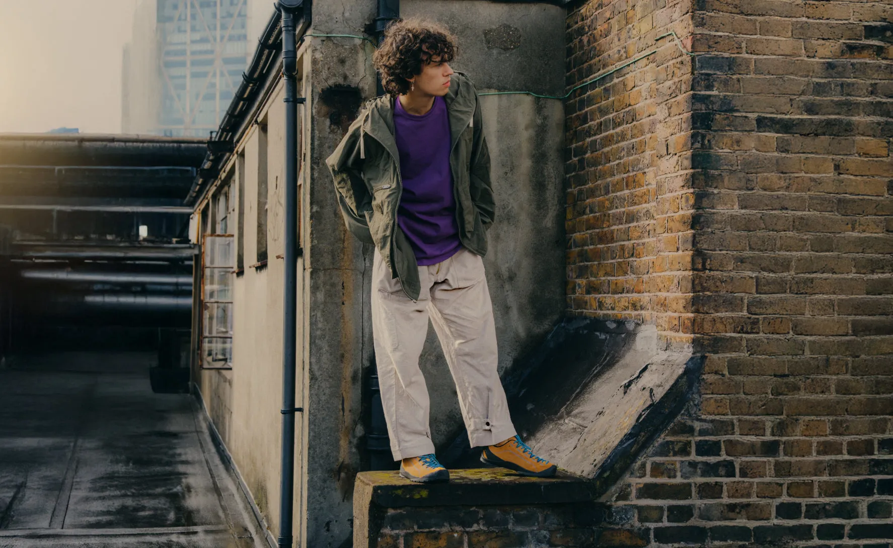 Men's Jasper Sneaker  |  Steel Grey/Bright Aqua