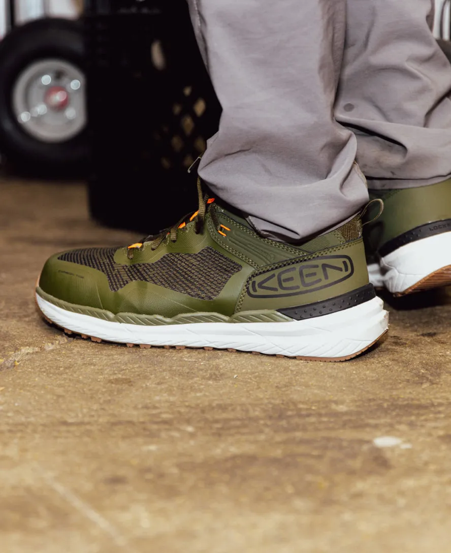 Men's Synchro Waterproof Work Boot (Carbon Toe)  |  Forest Night/Gum