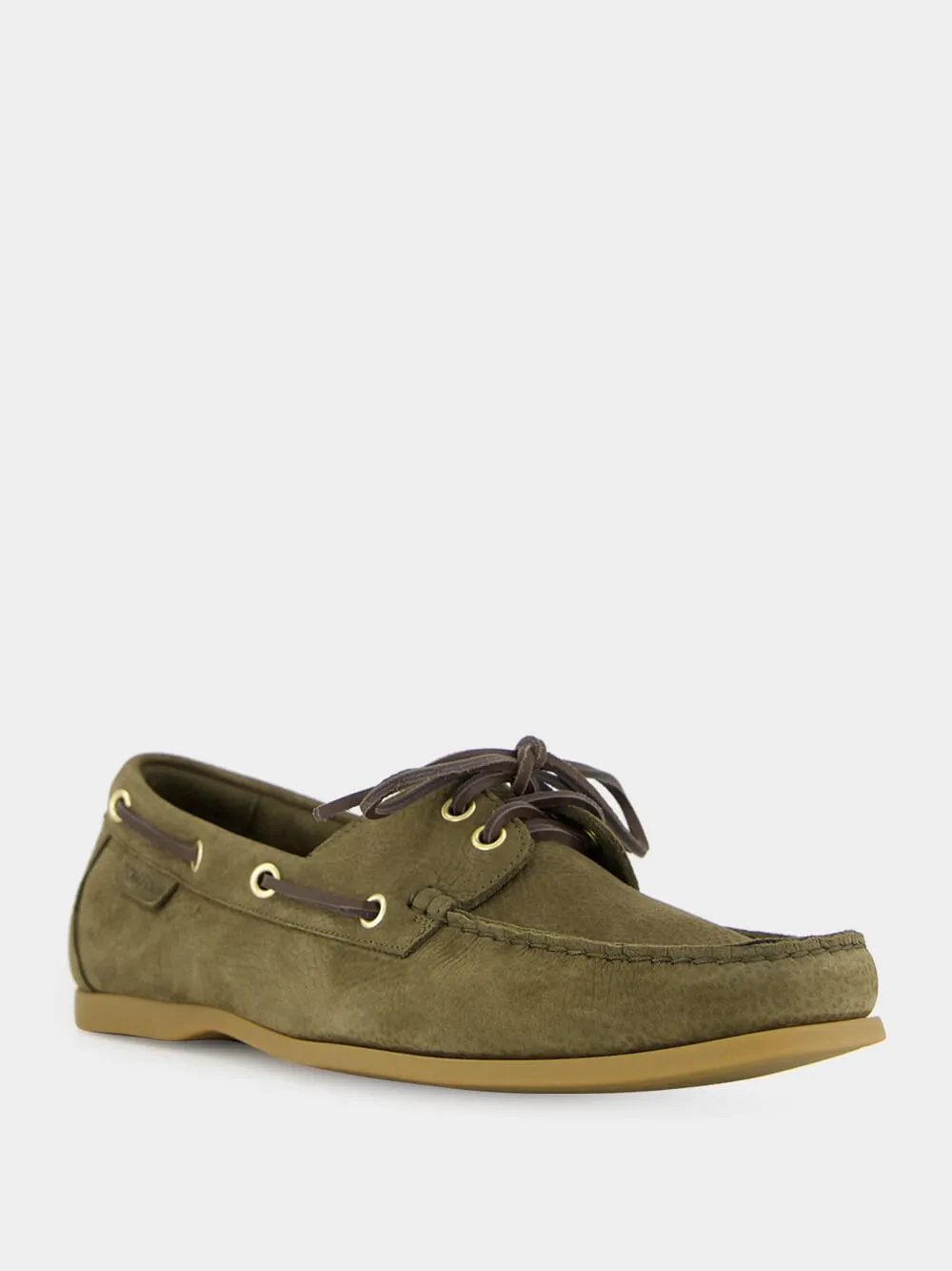 Olive and Amber Robin Suede Loafers