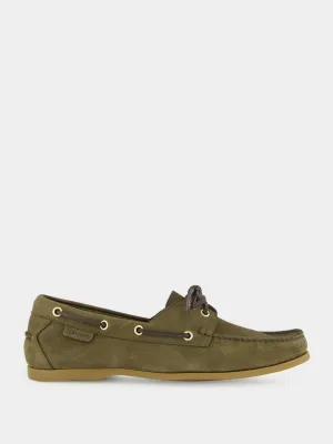 Olive and Amber Robin Suede Loafers