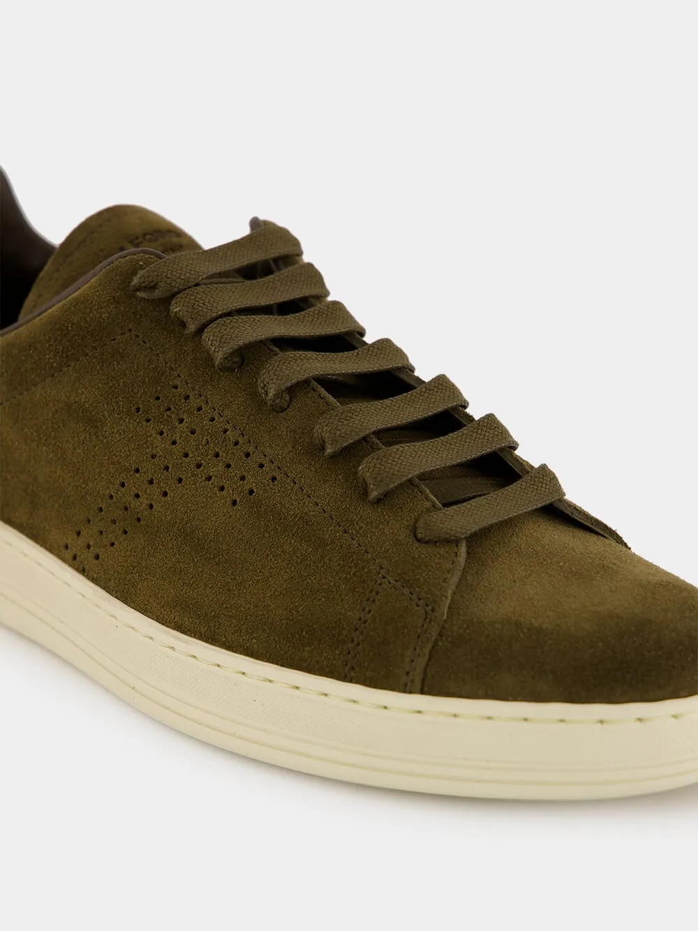 Olive Green Suede Warwick Sneakers