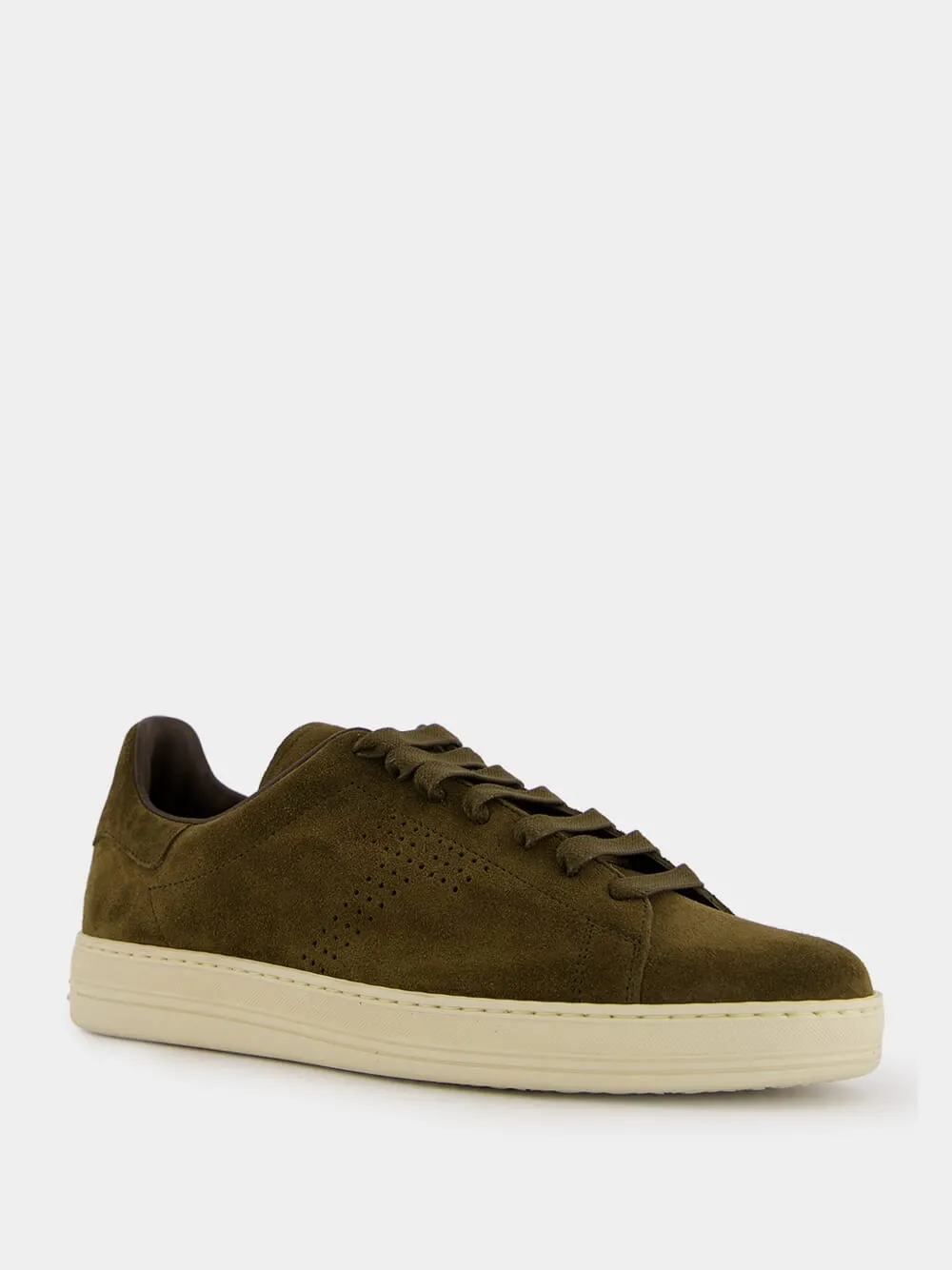 Olive Green Suede Warwick Sneakers