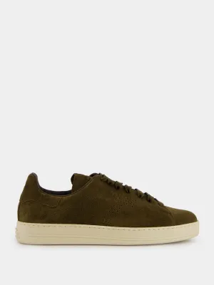 Olive Green Suede Warwick Sneakers