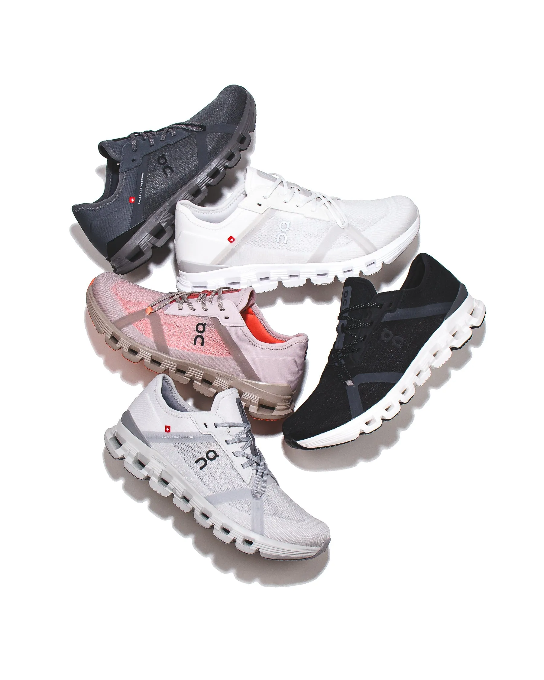 ON Men Cloud X 4 AD Stone Black 3MF10261591