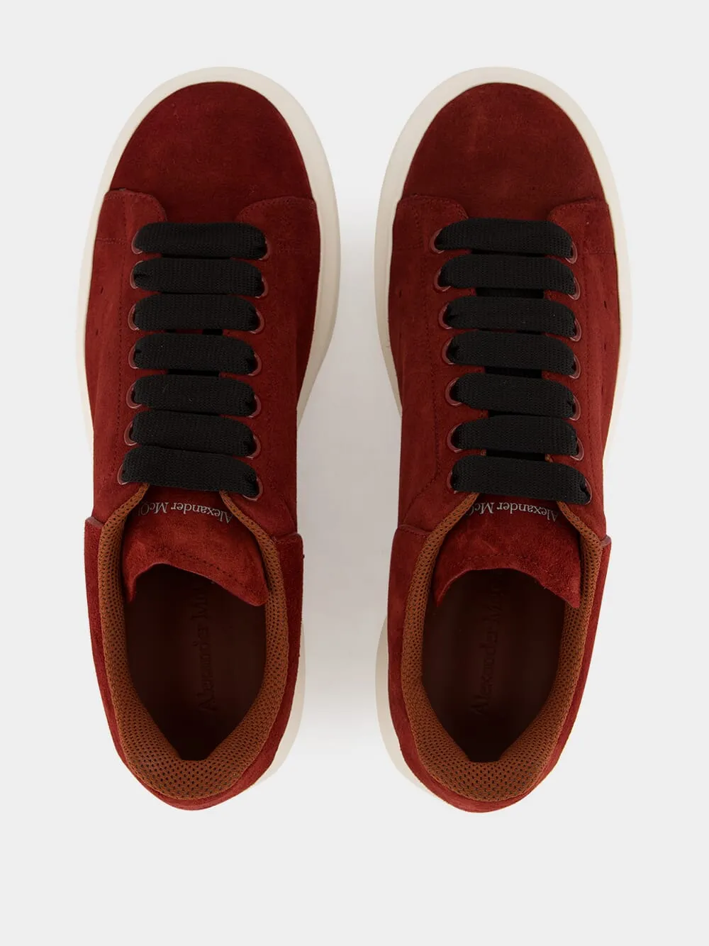 Red Oversized Retro Sneakers