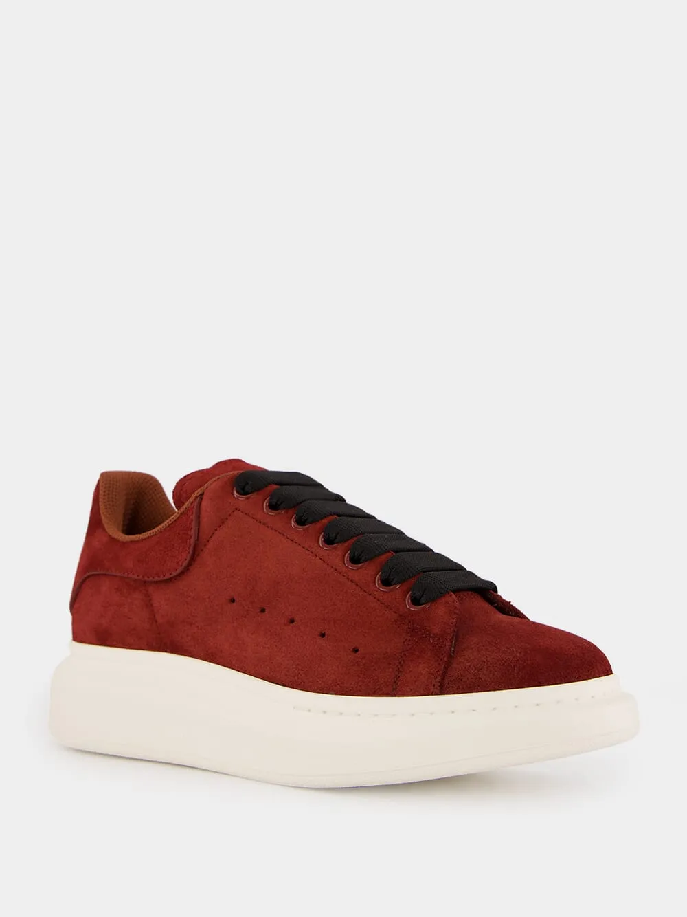 Red Oversized Retro Sneakers