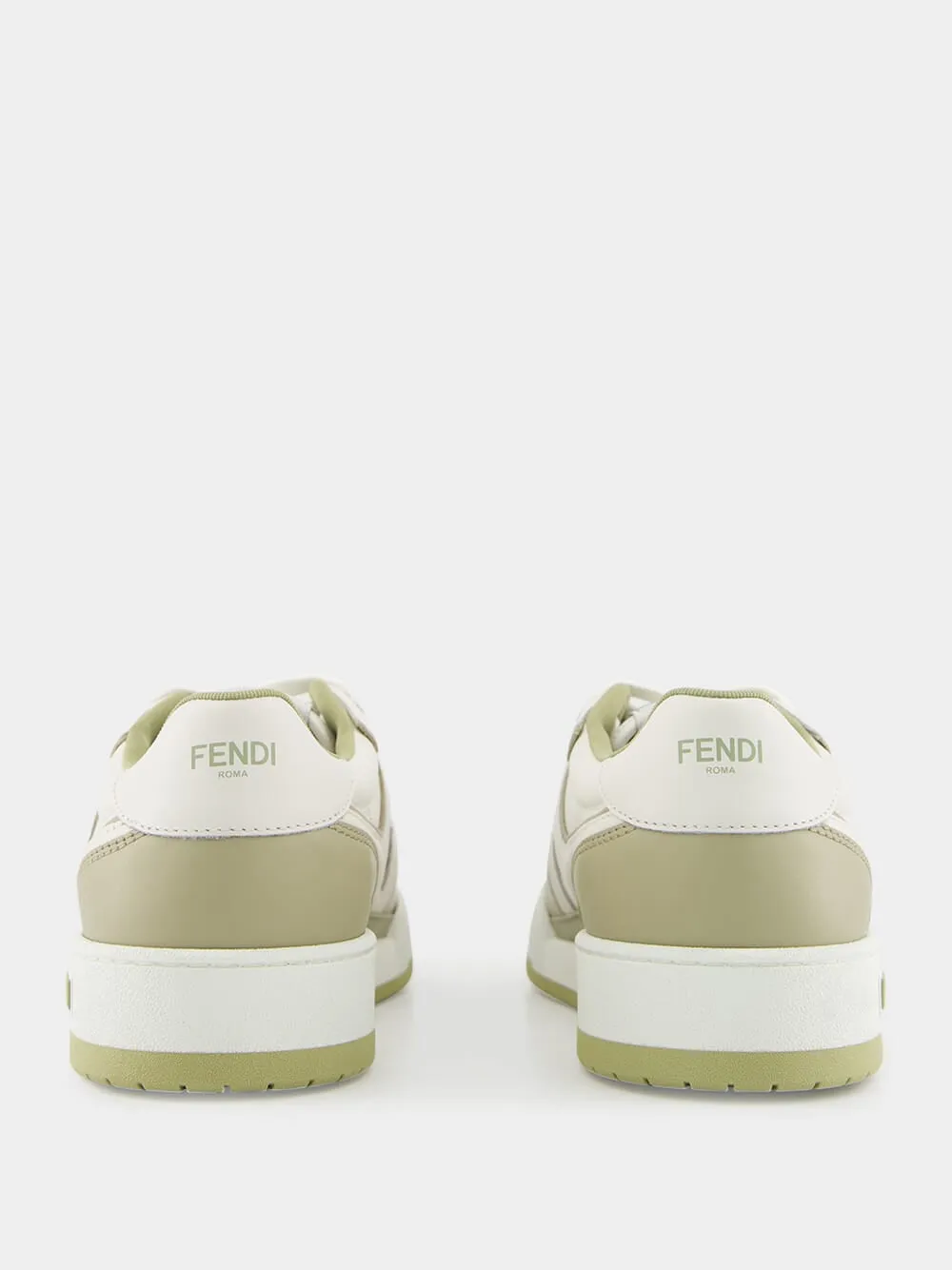 Sage Match Leather Sneakers