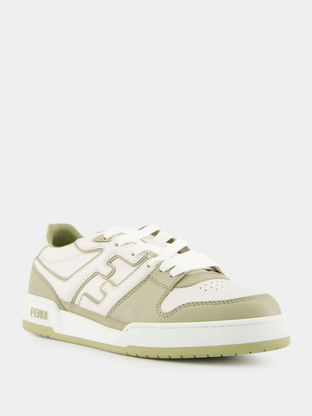 Sage Match Leather Sneakers