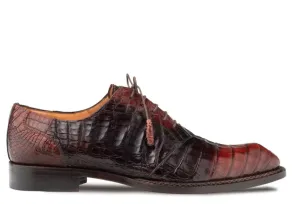 Style: "Pueblo" Crocodile Oxford Sport/Chocolate