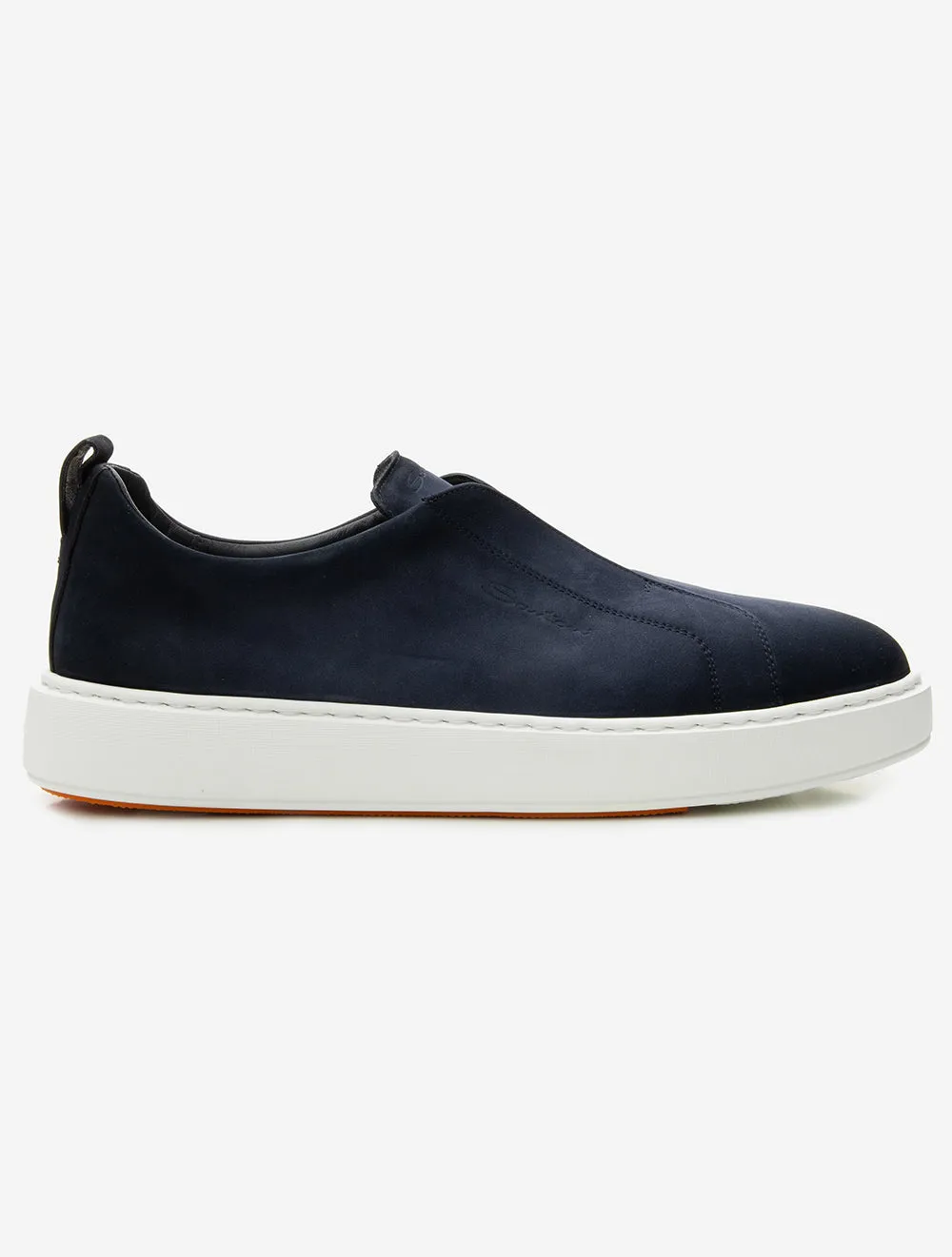 Suede Slip-On Sneaker Blue