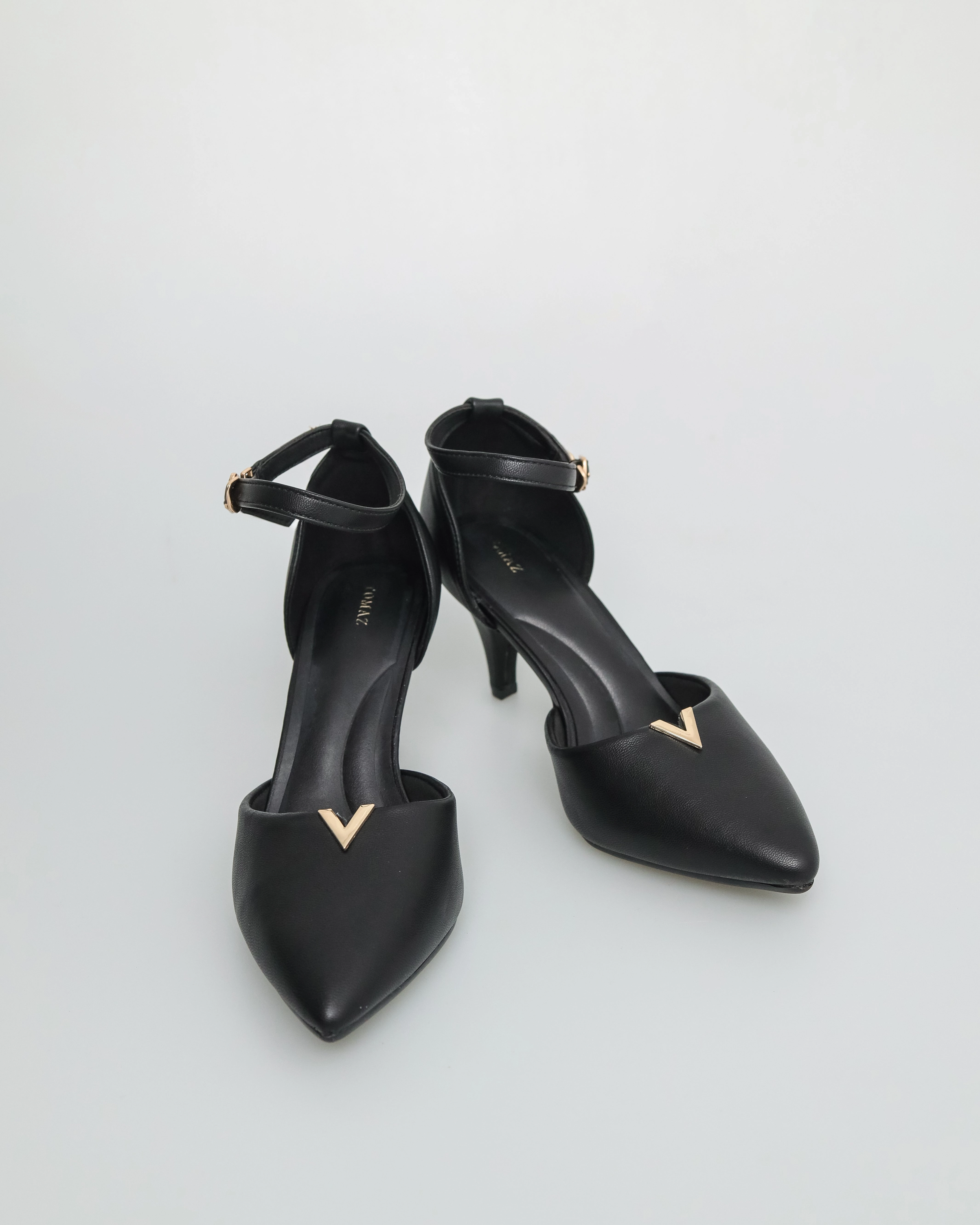 Tomaz NN272 Ladies Pointed Toe Ankle Strap Heels