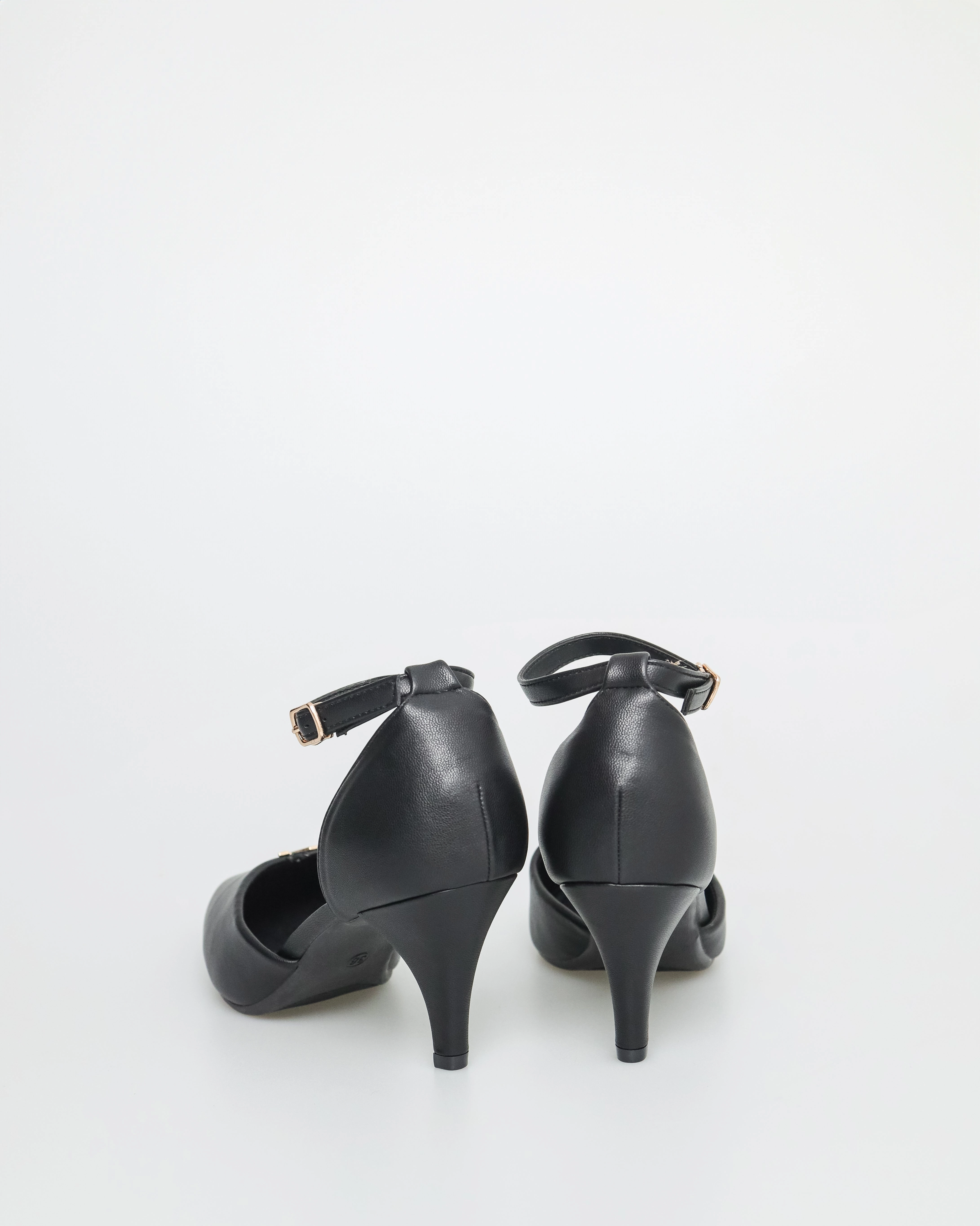 Tomaz NN272 Ladies Pointed Toe Ankle Strap Heels