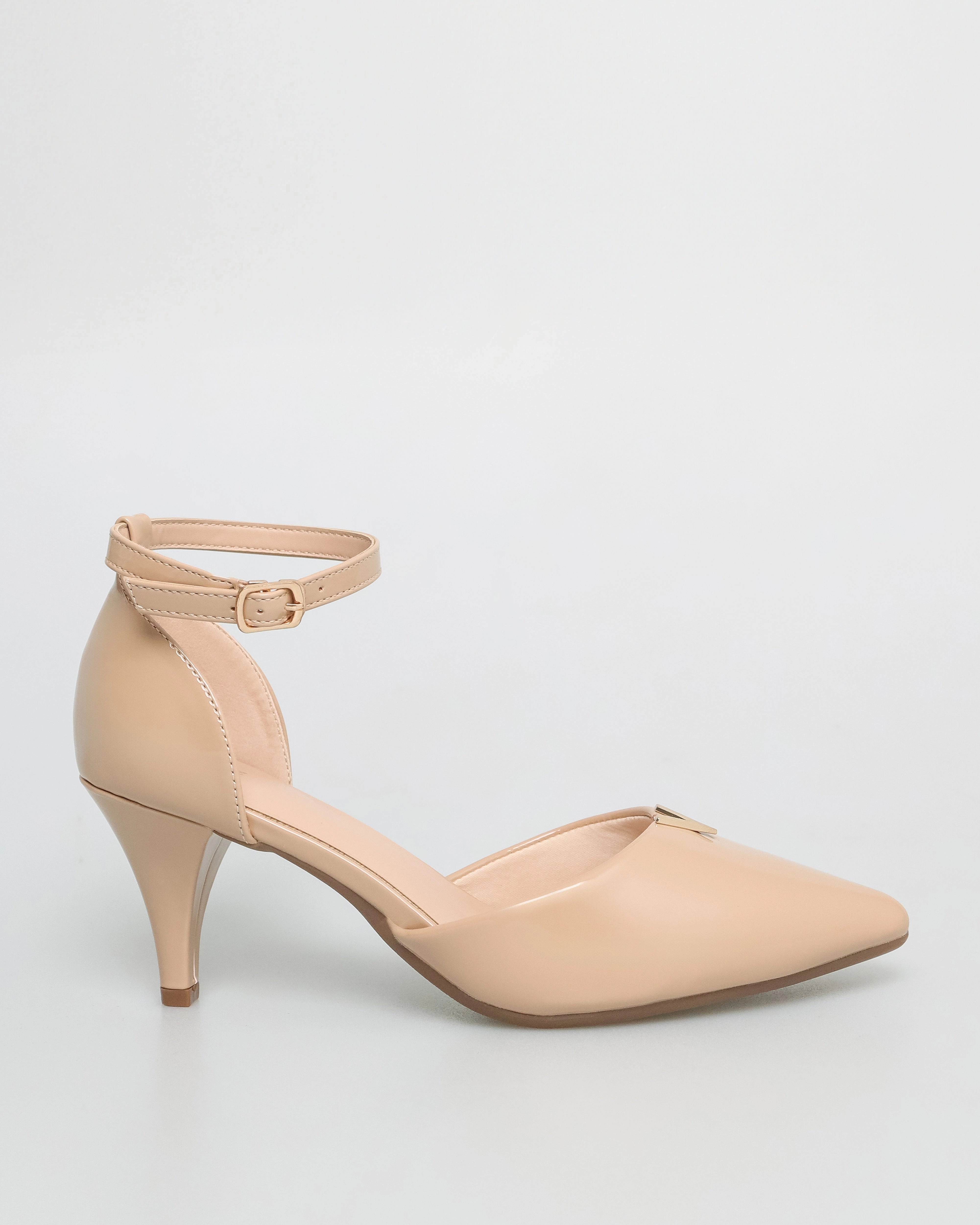Tomaz NN272 Ladies Pointed Toe Ankle Strap Heels