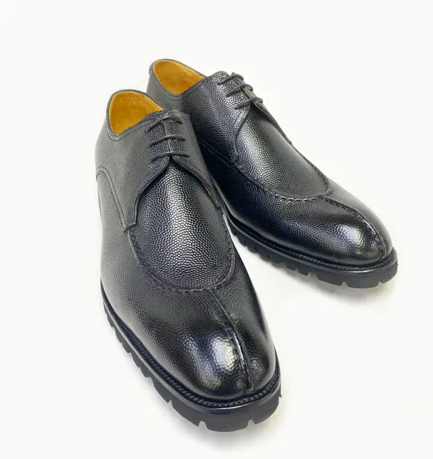 Ugo Vasare "Jayden" Pebble Grain Oxford-Black