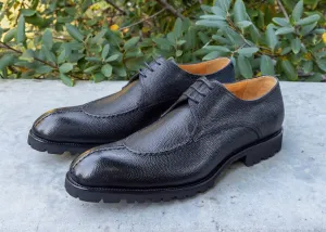Ugo Vasare "Jayden" Pebble Grain Oxford-Black