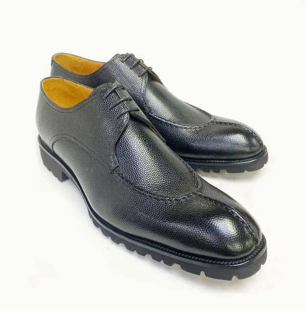 Ugo Vasare "Jayden" Pebble Grain Oxford-Black