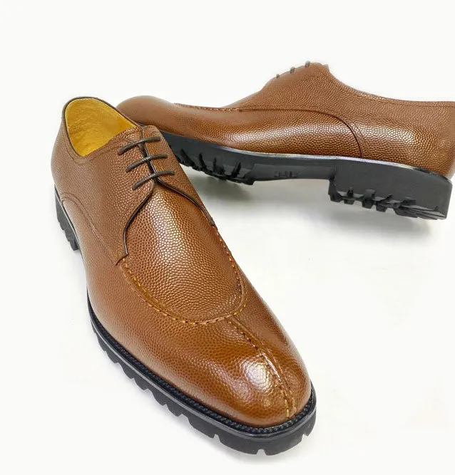 Ugo Vasare "Jayden" Pebble Grain Oxford-Tan